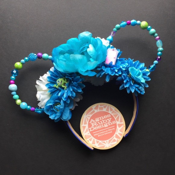 Disney Pixar Monsters Inc Mike Minnie Mouse Ears - Picture 1 of 6